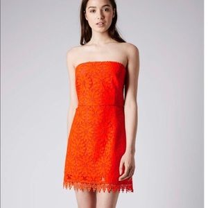 Topshop Lace Mini Dress
